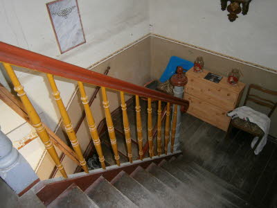 Wandgestaltung Treppenhaus vorher